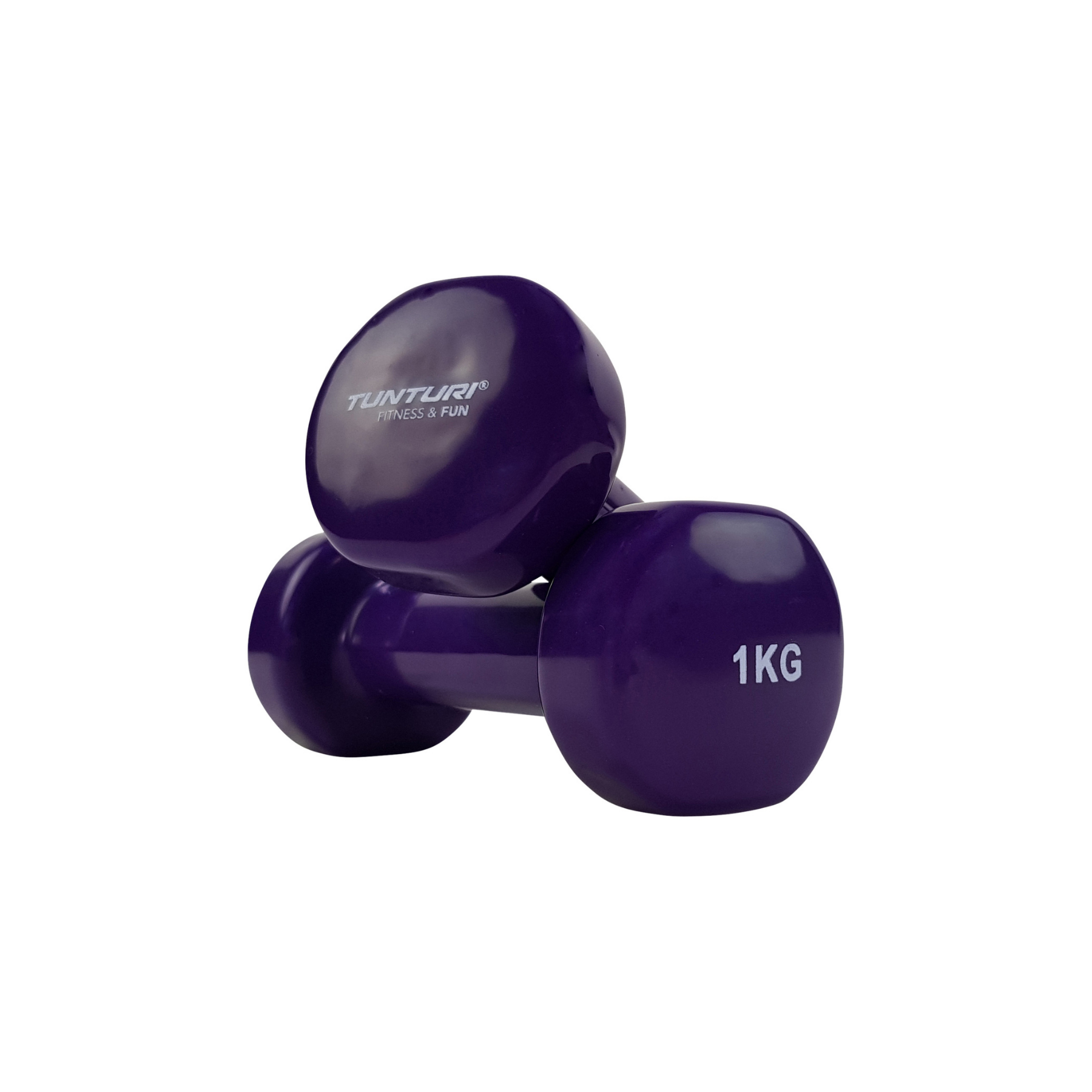 Tunturi - Haltères Vinyle 1 kg