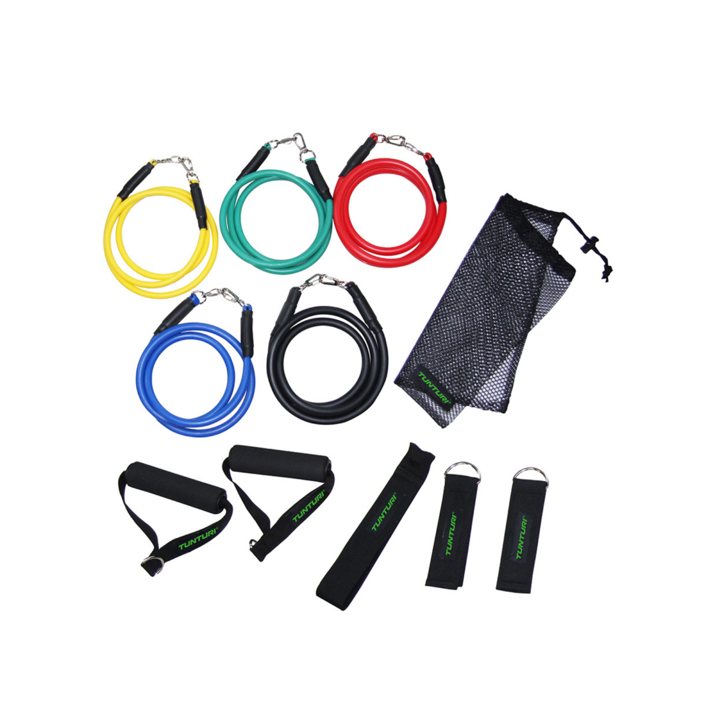 Tunturi - Set de 5 Fitness Tubes