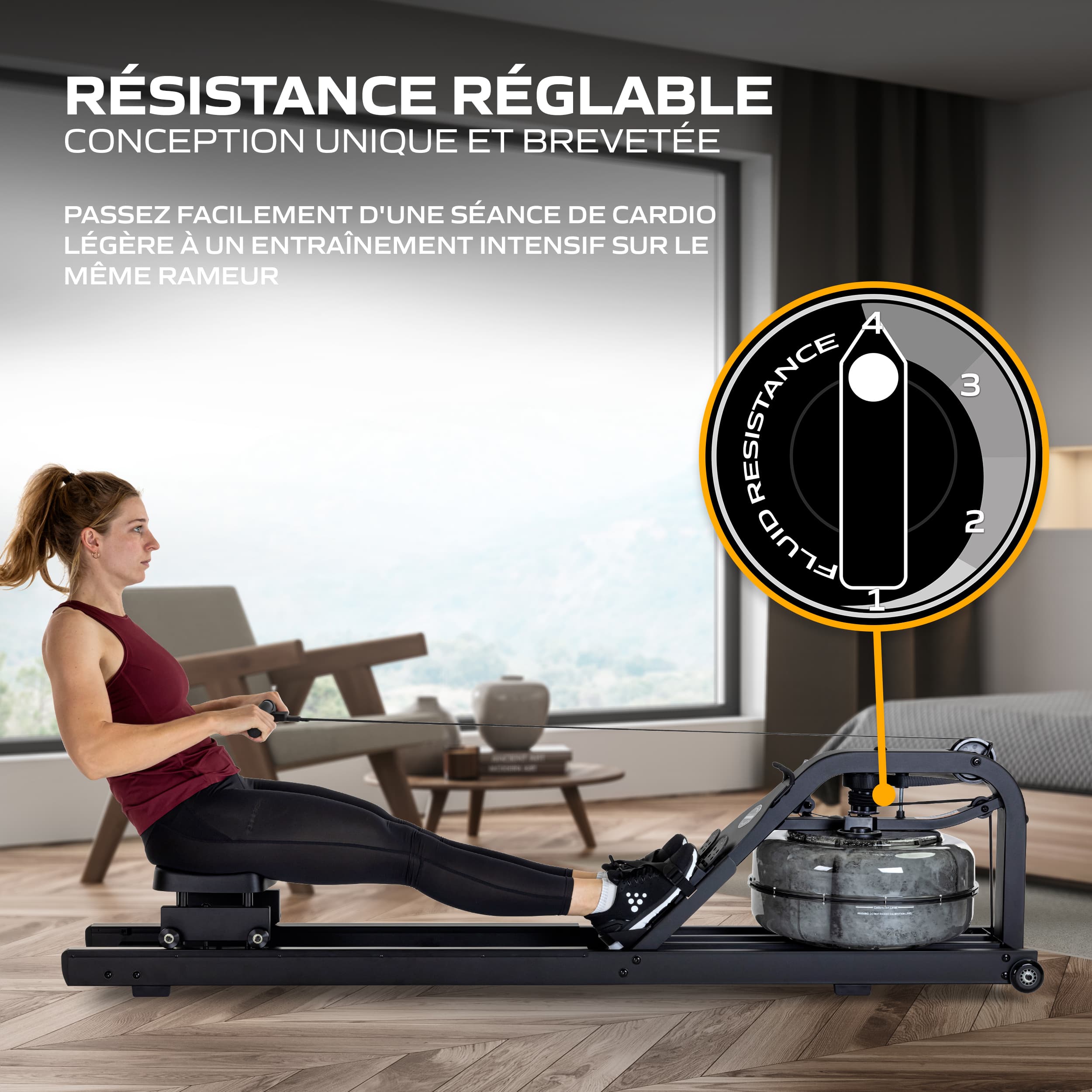 Fluid Rower - Neon Plus Black – Image 8