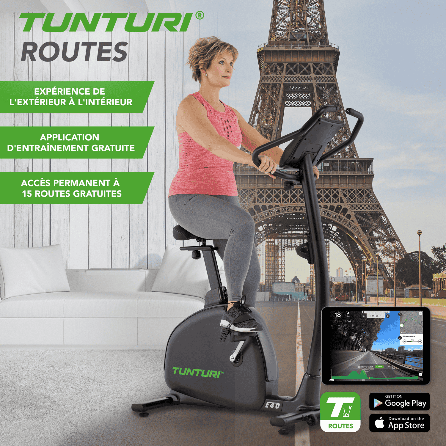 Tunturi - Vélo Ergomètre E40 Signature – Image 7