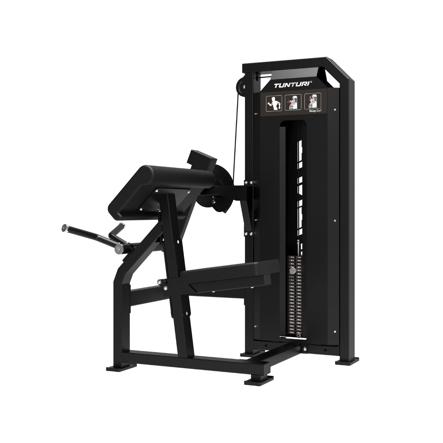 Tunturi Platinum - V-Series Bicep Curl – Image 3