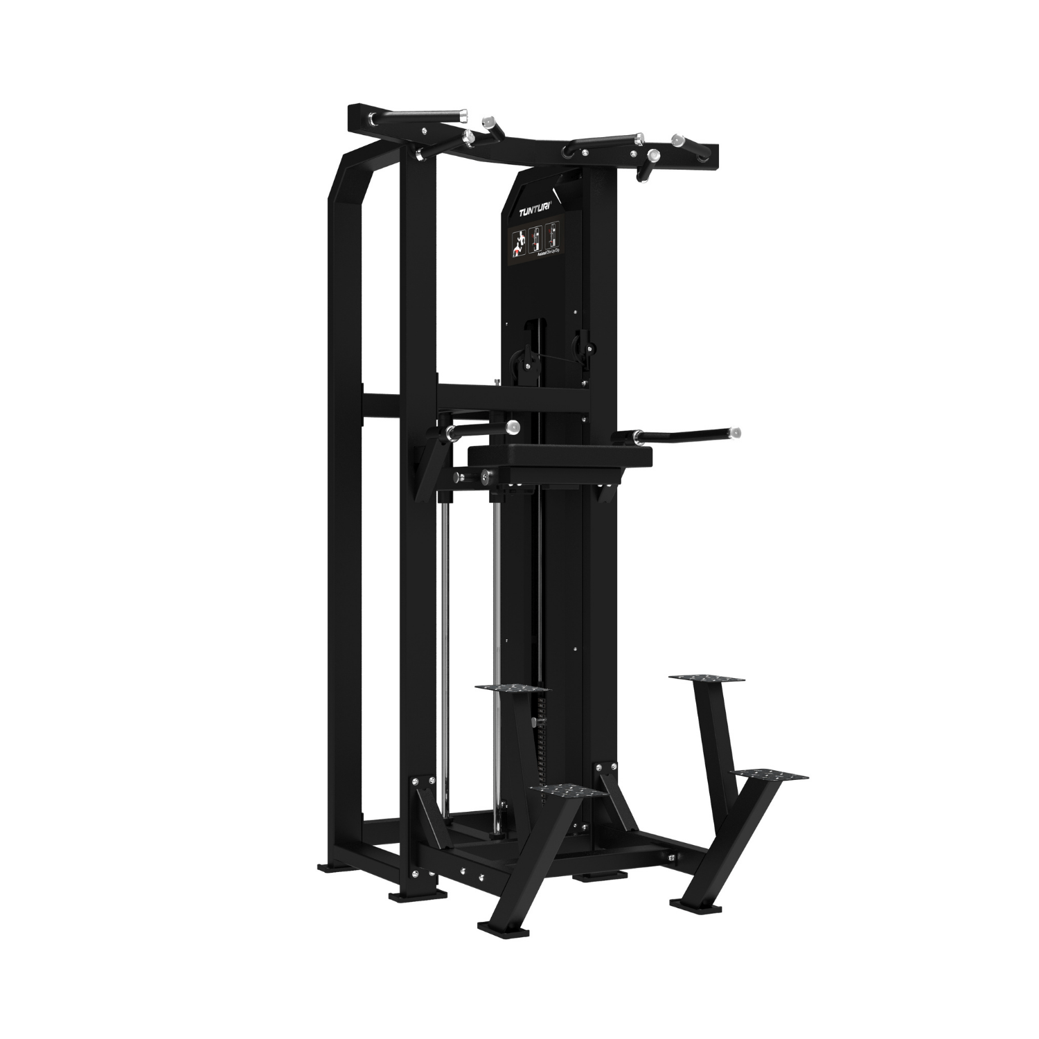 Tunturi Platinum - V-Series Dual Assisted Chin Up & Dip – Image 2