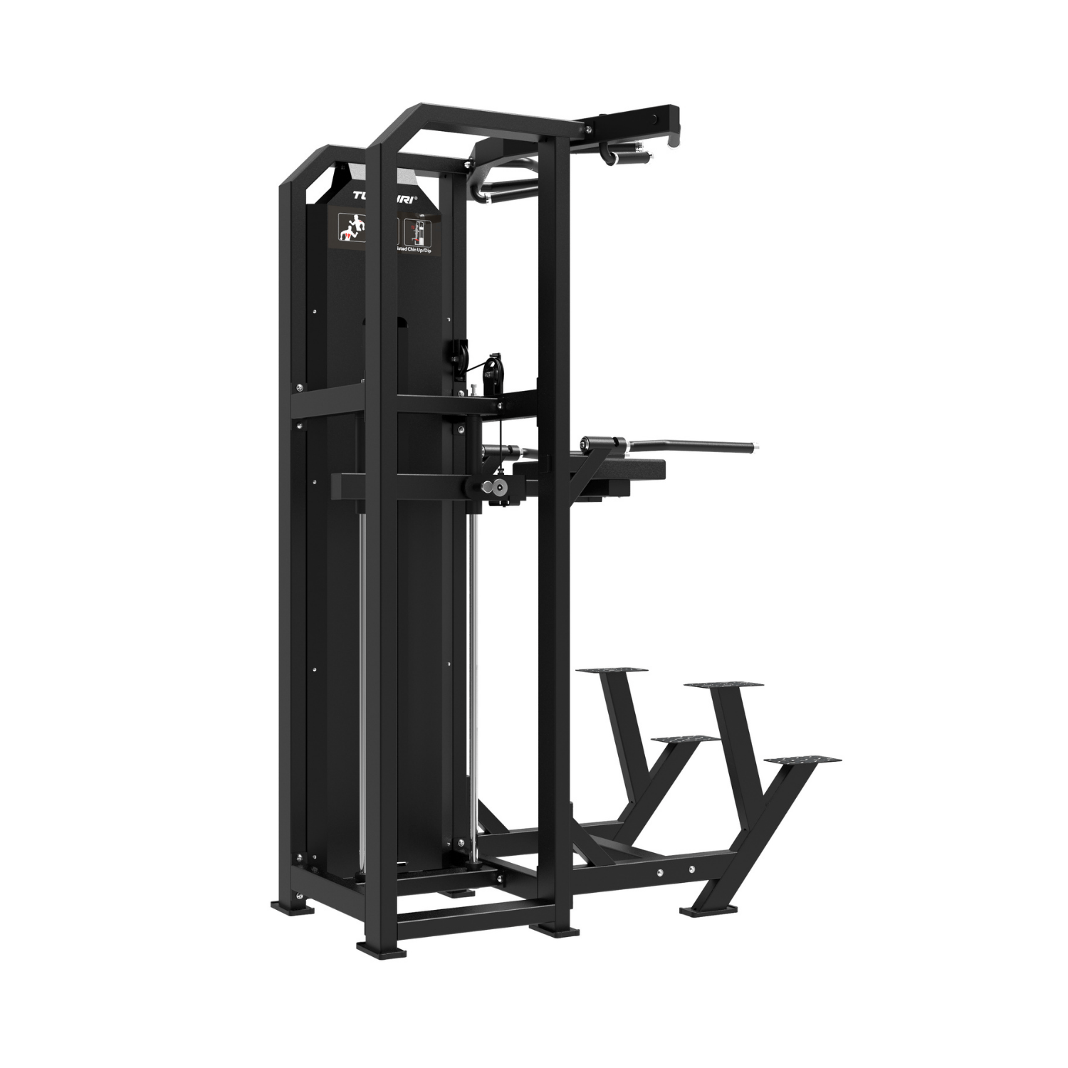Tunturi Platinum - V-Series Dual Assisted Chin Up & Dip – Image 3