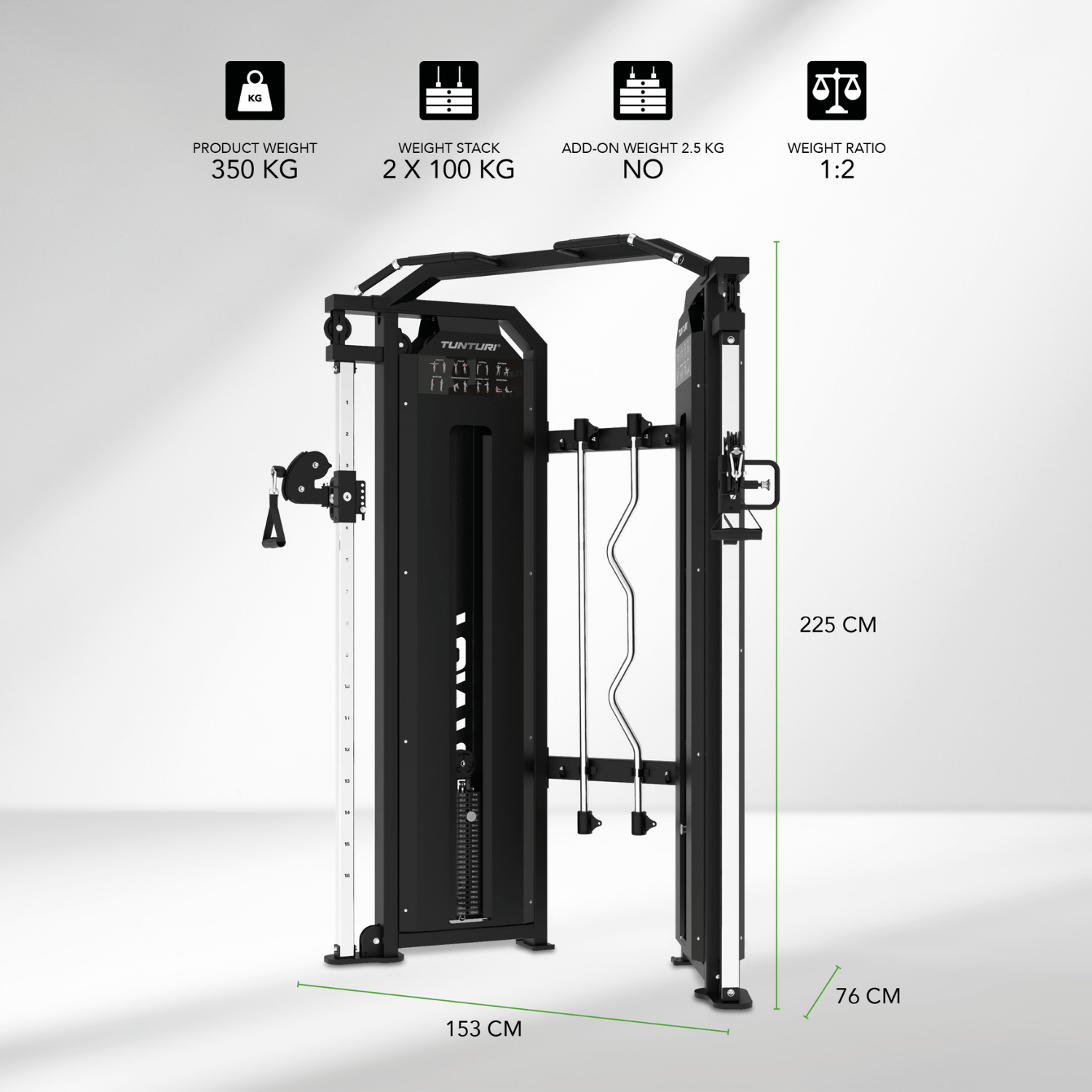 Tunturi Platinum - V-Series Functional Trainer – Image 4