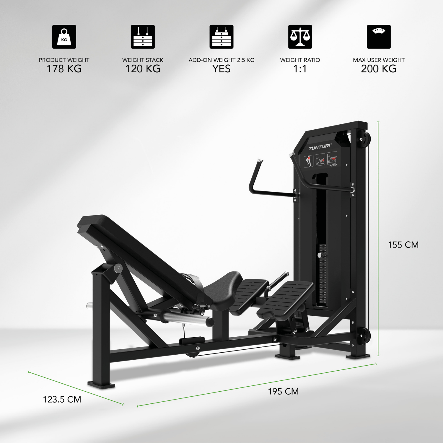 Tunturi Platinum - V-Series Hip Thrust – Image 6