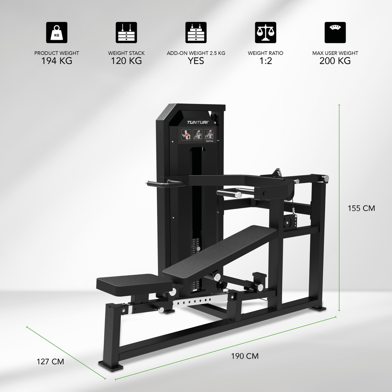 Tunturi Platinum - V-Series Multi Press – Image 6